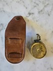 Vintage Yugo Military Brass Banjo Oiler For Sks W leather Pouch Free Shipping