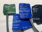 Set Of 5 Dura-cuf Blood Pressure Cuffs Sizes 12-19  17-25  23-33  31-40cm