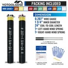 Yotoolgds 1 75  Garage Door Torsion Springs Set In Various Sizes  Non-slip Bars 