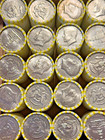 Unsearched Kennedy Half Dollar Roll Obw Sealed Bank-nyc Manhattan-new Lot  