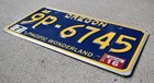July 2016 Or Oregon Retro Pacific Wonderland License Plate - 9p-6745