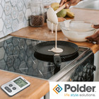 Polder Mini Digital Kitchen Timer Silver Magnetic Lcd Count Up Down