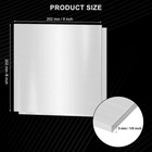 304 Stainless Steel Sheets  2 Pack 6 X 6 X 1 8 Inch Metal Plate