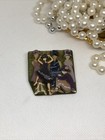 Woman Pin By Lucinda Brooch W  Woman Wearing Hats   Antique Dresses