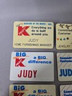 Vtg Kmart Employee Name Tag Badge Pin Committed To Customer Care Plastic   Pins