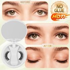 Magnetic Eyelashes With Applicator     No Glue Or Eyeliner Needed  Reusable Natura
