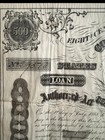 1863 Confederate States  500 Bond Civil War Csa 7  Loan W  Attached Coupons