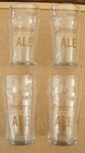 4 - Budweiser American Ale 16 Oz Pint Nonic Glasses Glass