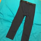 Nike Nba Pro Mens 3 4 Padded Knee Pants Tights Aa0756-419 Navy Blue  Nwot