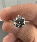 Vvs1 Moissanite Engagement Ring