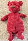 Jellycat Red Corduroy Plush Bear 12  Soft Toy For Kids   Collectors