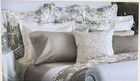 New cotton ralph Lauren odeon Floral Euro Sham Grey white Flower made In Italy