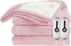 Electric Heated Blanket 84 x90  Queen Size Microplush Cover Blanket  4 Heat Sett