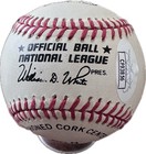 Darryl Strawberry Signed Official Nl Baseball Jsa Coa      Mets Dodgers Yankees