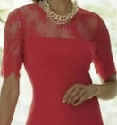 Plus Size 3x Red Lola Lace Formal Dinner Cruise Party Gown Dress By Ashro New