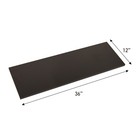 Sswbasics Laminated Black Melamine Shelf Board  36   l X 12   w  Durable And