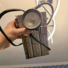 1930s Thomas Edison Miner   s Cap Lamp                  Antique Mining Headlamp Authentic