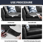 Self-adhesive Leather Repair Patch Vinyl Repair Kit For Couch furniture sofas