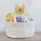 Baby Diaper Caddy nursery Storage Bin And Car Organizer For Diapers Wipes cotton