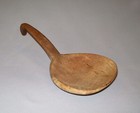 Old Antique Vtg 19th C 1800s Native American Indian Carved Wooden Scoop Ladle