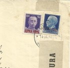Montenegro Italian Occupation-sc 2n21  2n23-cetinje 15 ix 42