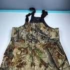 Redhead Bib Overalls Mens Large Camo Insulated Zip Up Legs Pockets Hutning