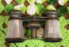 Antique Chevalier Paris Opera Glasses Mother Of Pearl Inlay Binoculars