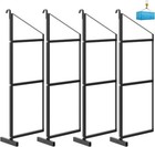 2 4pack 3-tier Shipping Container Shelving Bracket Storage For Trailer Container