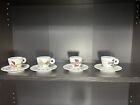 Illy Art Collection Atelier Van Lieshout 2005 - 4 Espresso Cups And Saucers