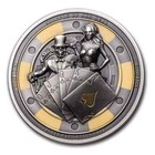 2024 Cit Poker Card Guard 1 Oz Ultra High Refief Antique Silver Coin