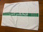 True Vintage 1970   s Holiday Inn Hotel Linen Terry Bath Mat Greek Key Towel
