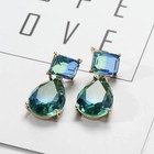 925 Sterling Silver Green Tourmaline Drop Earrings Women Earring Jewelry Gifts