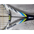 Wilson Blx 108 Juice Amplifeel Tennis Racquet Blue White Yellow 4 1 2 Grip