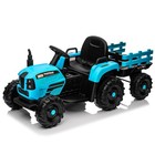 24v 400w Ride On Tractor W  Trailer  Remote Control  3 Speeds  Mp3   Led