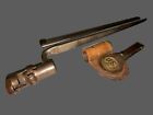 Antique Indian Wars Us M1873 Springfield Trapdoor Socket Bayonet Frog   Scabbard