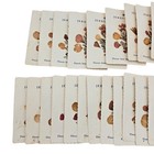 Lot Of 39 Dried Flowers From The Holy Land  Vintage Holy Devotional Card 