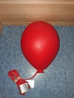 Vntg Ikea Dromminge Red Balloon Wall Light Fixture Children Decor-11 t  8 w  4 5d