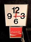 1960 s Coca-cola Large Lighted Clock F241 Kcs Kirby Coggeshall Steinau Co  Coke