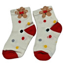 Christmas Baby Socks Gift Set     4 Pairs  Gingerbread  Snowman  Santa   Star