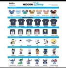 New 2024 Walt Disney World Hidden Mickey Mystery Pouch  2 Mystery Pins  Sealed 