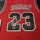Framed Michael Jordan Jersey Signed W  Coa Chicago Bulls  23 