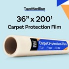 Carpet Protection Film 36  X 200  Durable Plastic Protector For Carpets