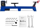 14  X 40  Benchtop Wood Lathe Wood Lathe Machine 4 Variable Speeds 1040-2980 Rpm
