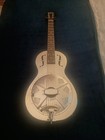 Acoustic Resonator Guitar Silver Metal Body Single-cone 6-string Right-handed