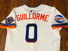 Luis Guillorme 2025 Houston Astros Game Used Worn City Connect 2 0 Jersey Mlb  0