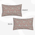 Christmas Lumbar Pillow Covers 12x20 Set Of 2 20  X 12   pack Of 2  Red Grey