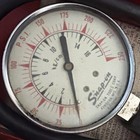 Vintage Snap-on Tools Compression Gauge W red Metal Case Kra-124 Made In Usa