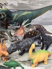 Large Lot Of 40  Dinosaur   Prehistoric Animal Figures Schleich Greenbrier Etc 