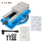 4in 360 Swivel Base Lockdown Vise Precision Cnc Milling Machine Bench Clamp