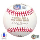     tim Buss     Chicago Cubs Signed 2016 World Series Baseball Autograph Inscribed